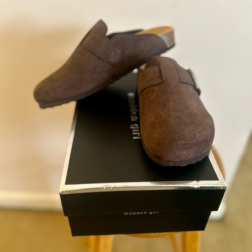 Madden Girl Dark Brown Clogs - Picture 2 of 5